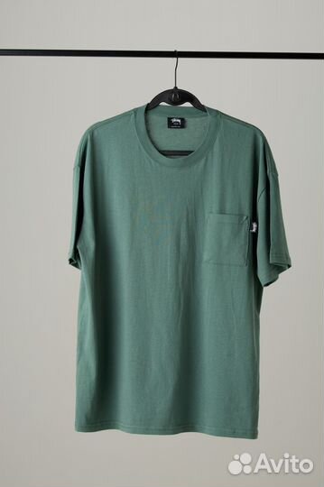 Футболка Stussy Short Sleeve Basic Pocket Tee