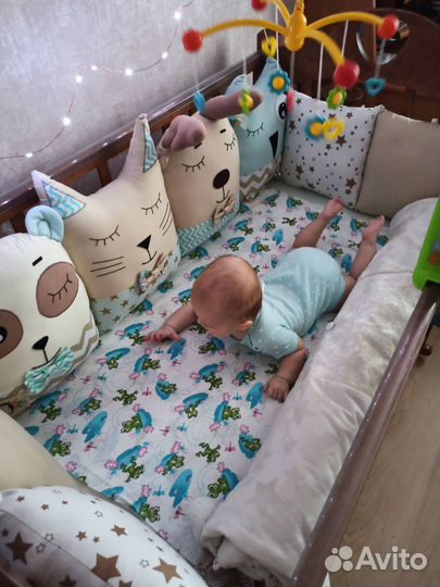 Бортики в детскую кроватку