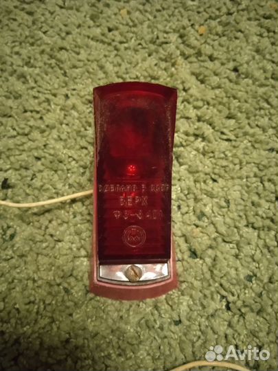 Винтажный велосипедный фонарь 3 - 6 вольт