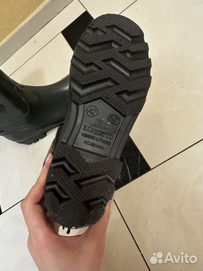 Сапоги резиновые мужские 42размер