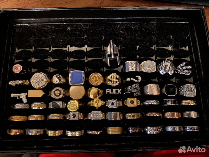 Кольца мужские бижутерия