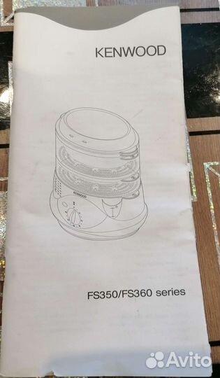 Пароварка kenwood fs350/360