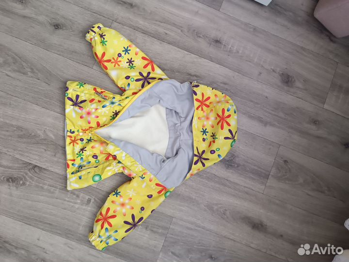 Ветровка детская 80 р на флисе