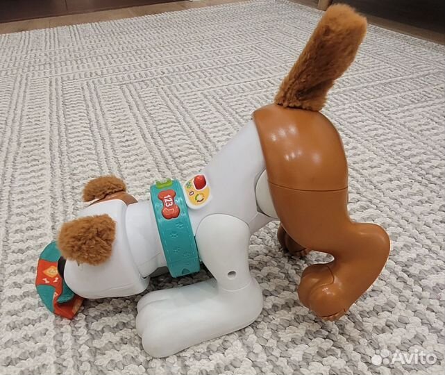 Щенок игрушка Fisher Price ползи со мной