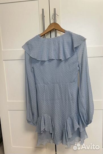 Платье с рюшами женское ASOS