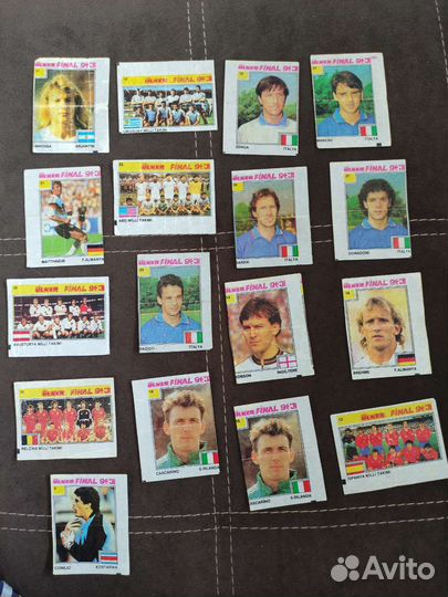 Вкладыши от жвачек по теме футбол (final,cup,bb)