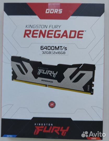 DDR5 Kingston fury Renegade 6400