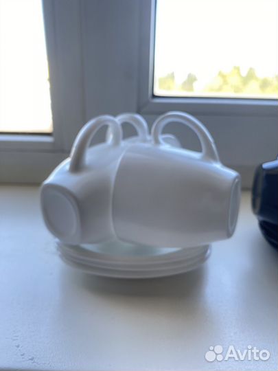 Чашки чайные кофейные блюдца