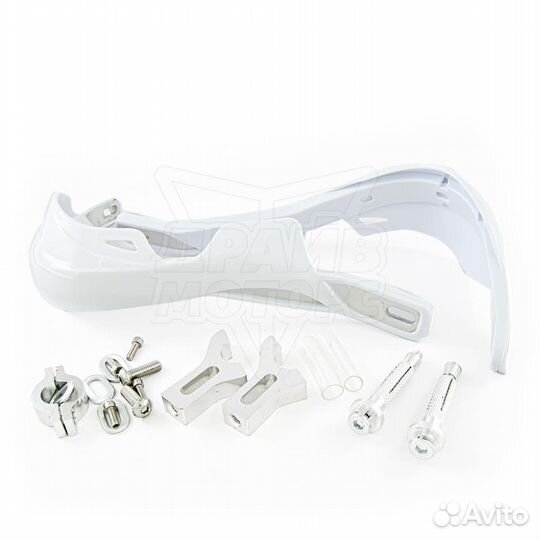 Защита рук (пара) HP03 белые армированные SM-parts