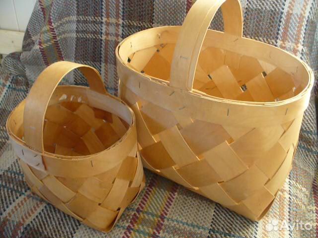 Корзины для грибов из дранки 2 шт. одним лотом