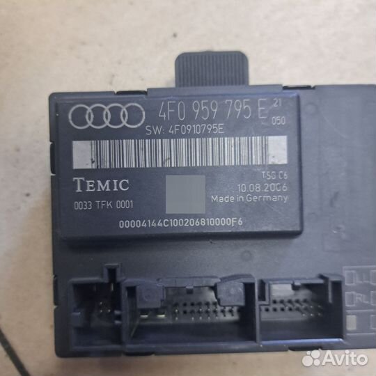 Блок двери задний левый audi a6 c6