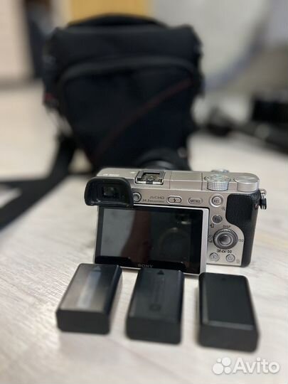 Камера Sony a6000+объектив Sigma 1,4 30mm