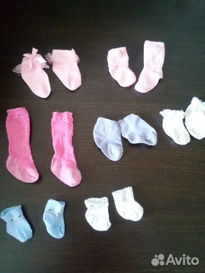 Носки, гольфы, пинетки, царапки и колготки