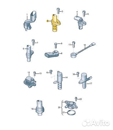 Датчик положения коленчатого вала Volkswagen