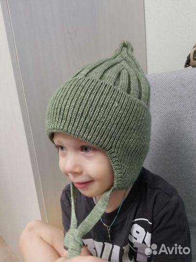 Шапка зимняя тыковка и шапка+снуд новая