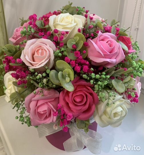 Букет цветов из мыла