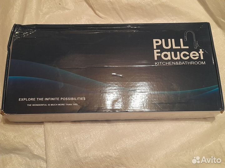 Смеситель для кухни с вытяжным изливом