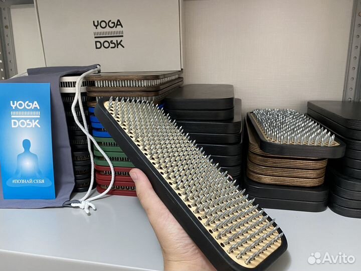 Доска садху с анатомическими гвоздями