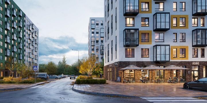 1-к. квартира, 49,5 м², 4/13 эт.