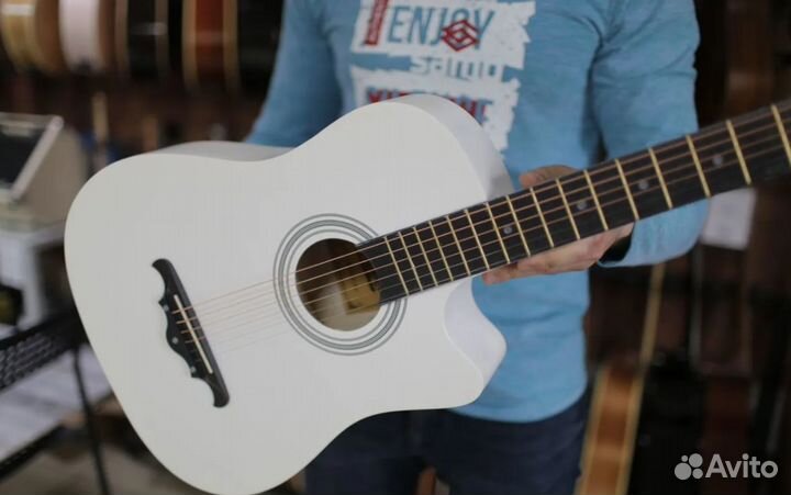 Акустическая эстрадная гитара Belucci BC 3820 WH