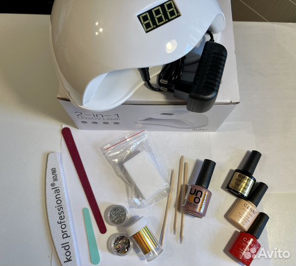 Новый набор для маникюра гель лак