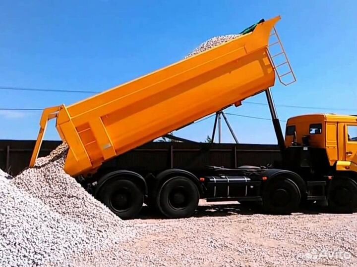 Щебень \ Земля мраморный разной фракции от 3кубов