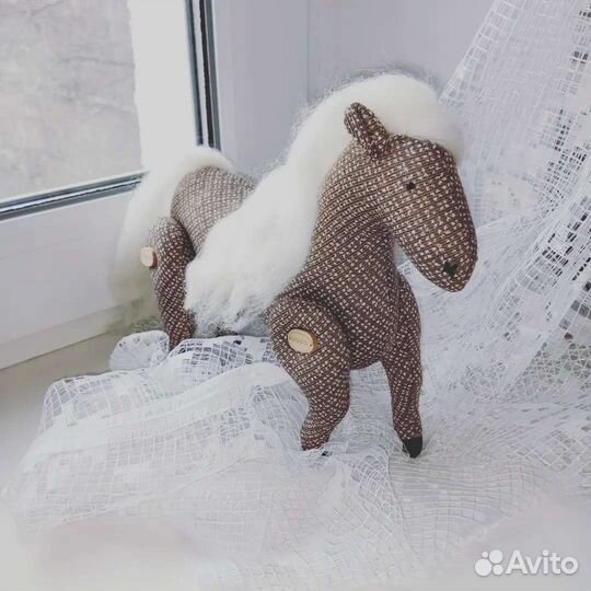 Лошадка тильда. Интерьерная игрушка