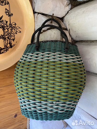 Корзина плетеная СССР