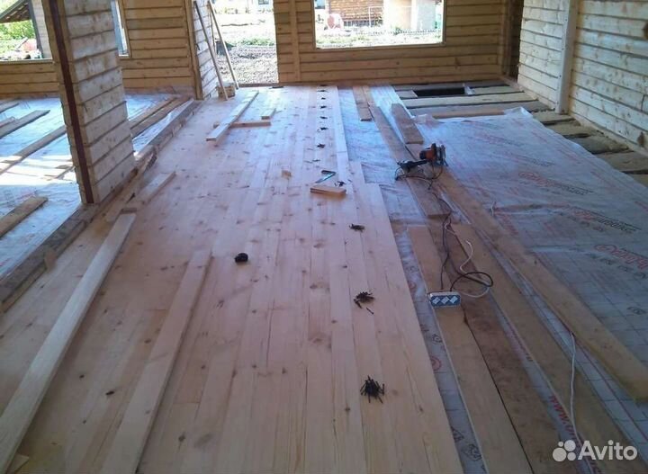 Укладка деревянного пола
