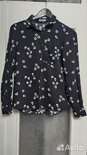 Рубашка с черепами Cropp