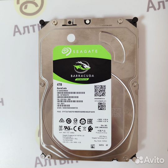 Жесткий диск seagate 4 TB
