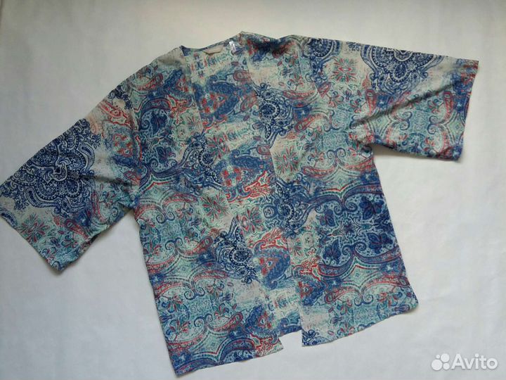 Хаори, кимоно, летняя рубашка оверсайз