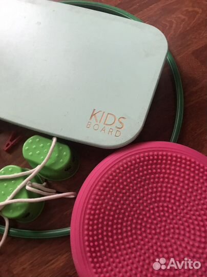 Баланс борд, отопедический коврик, утяжелители