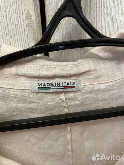 Блуза лен 100% розовая