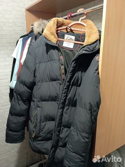 Пуховик зимний мужской, размер 54