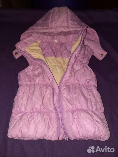 Куртка и жилетка для девочки