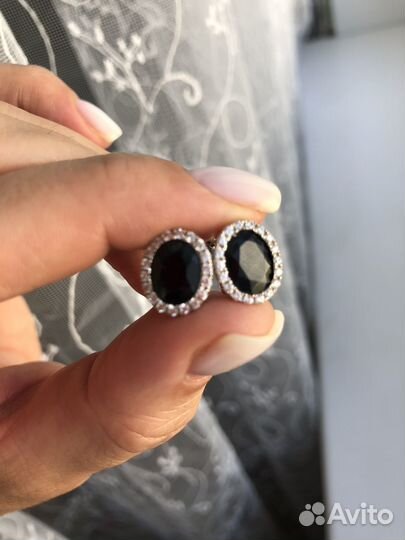 Серьги серебро