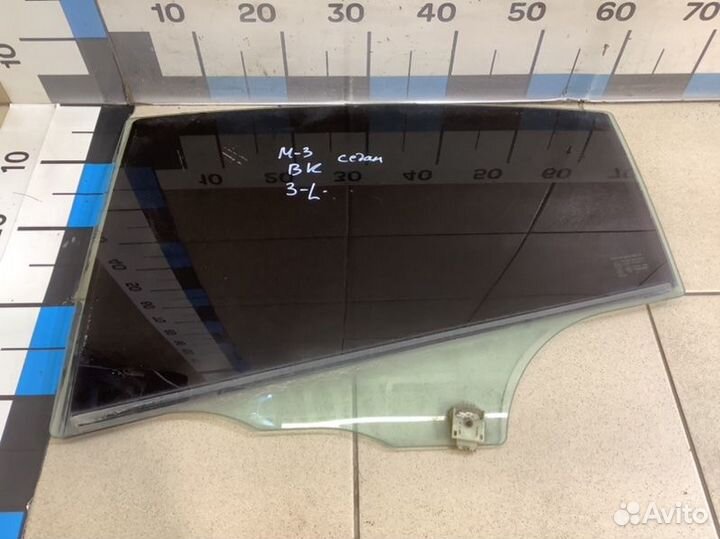 Стекло двери задней заднее левое Mazda 3 BK