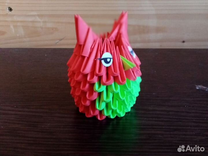 Маленькая сова из модулей