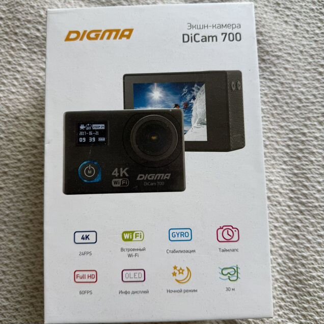 Комплектующие для Экшн камеры Digma