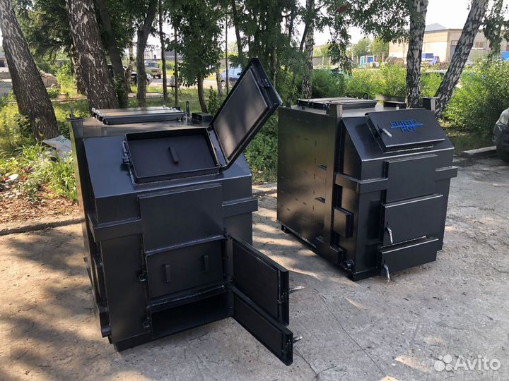 Твердотопливный котёл длительного горения