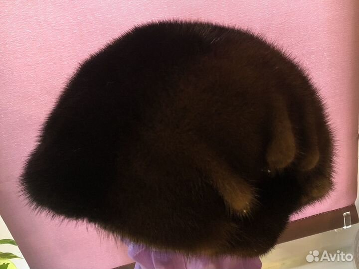 Шапка норковая мягкая