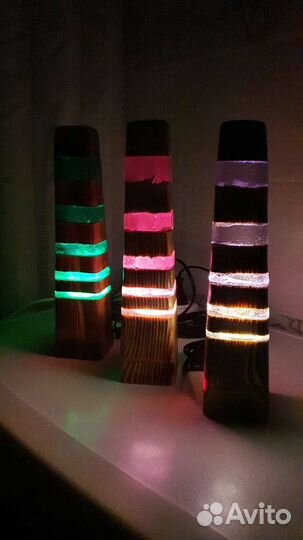 Светильник из эпоксидной смолы