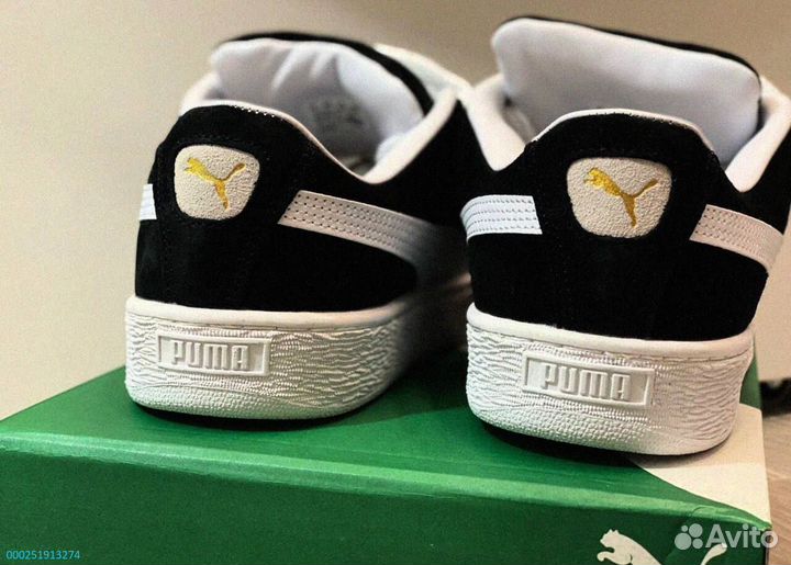 Кроссовки мужские Puma Suede XL “Black White “