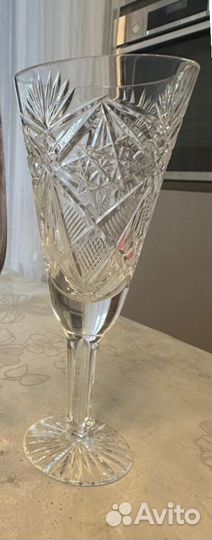 Фужеры / бокалы хрустальные СССР