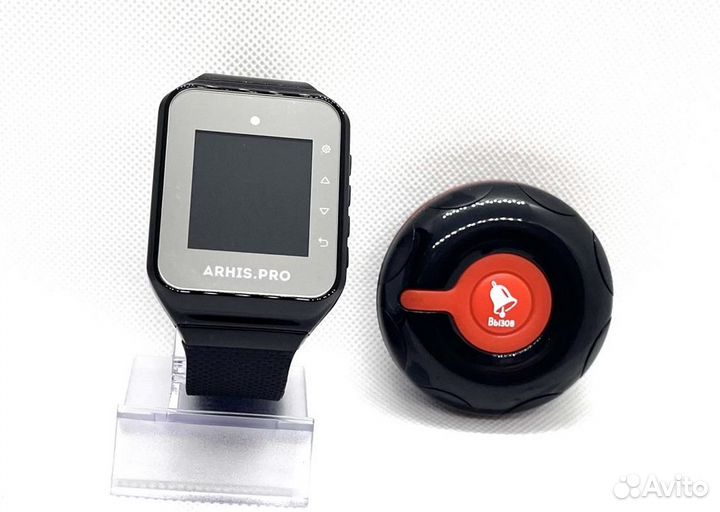 Кнопка вызова официанта персонала Классик и часы