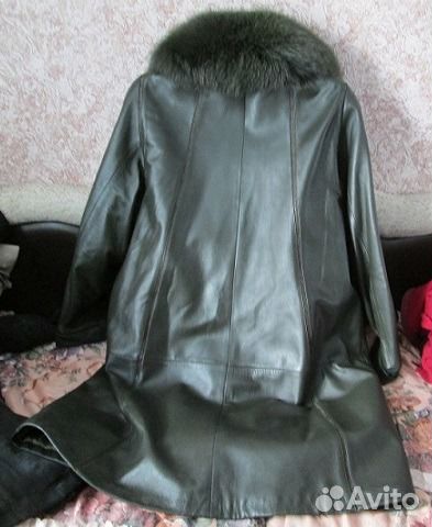 Кожаное пальто