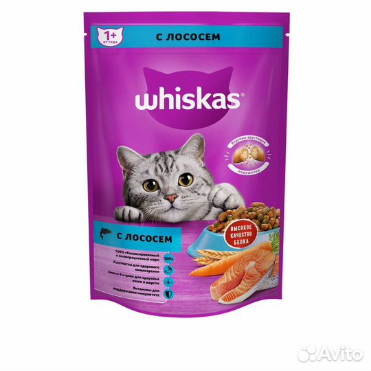 Сухой корм для кошек вискас, китикет