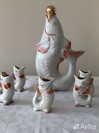 Набор для крепких напитков «рыбки» СССР