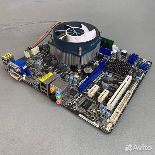 Комплект мат плата s-1155+core i3-2120+4Gb+кулер